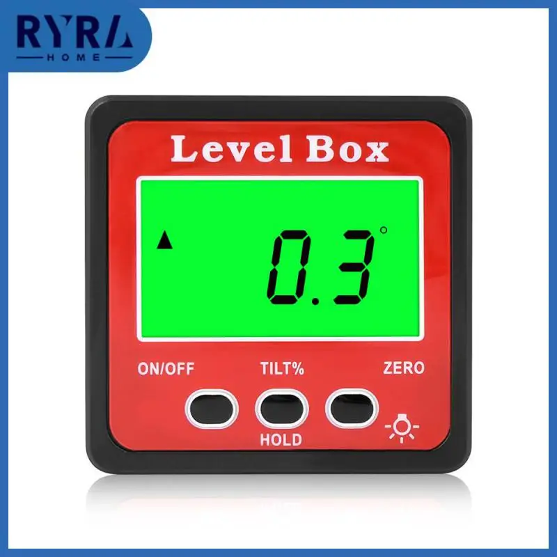 

High Precision Goniometer Measuring Tools 360 Degree Level Box Protractor Magnetic Base 360 Degree Digital Protractor