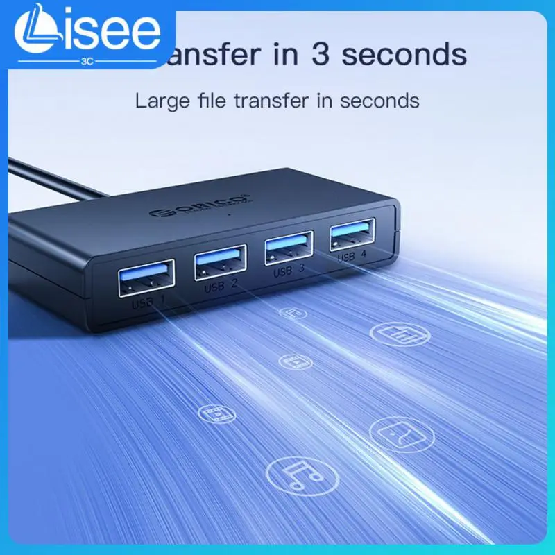 

Lightweight 5gbps Usb Splitter High Speed Usb Hub Multiple Expander Data Transfer 4 Ports Usb 3.0 Hub For Pc Windows