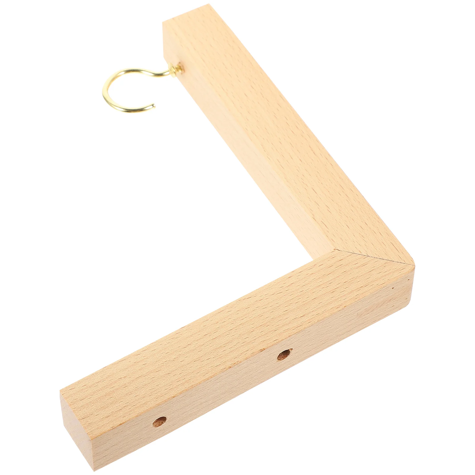 

Outdoor Hook Wall Mounted Hooks Holder Garden Supply Lantern Bracket Wooden Hanger Bonsai Holding Planter Beech Hanging