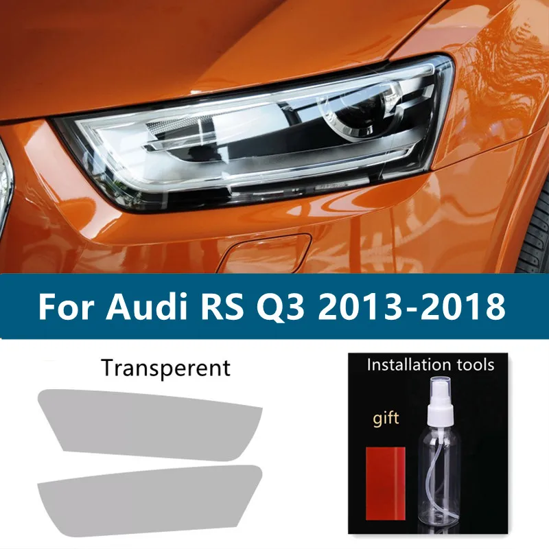 

Для Audi Q3 8U F3 2012- RSQ3 Sportback Автомобильная фара ТИНТ дымчато-Черный защитная пленка прозрачные наклейки из ТПУ аксессуары
