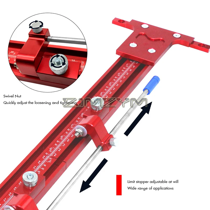 Направляющая для дорожной пилы 600 мм/1200 мм легко устанавливать прямые поперечные