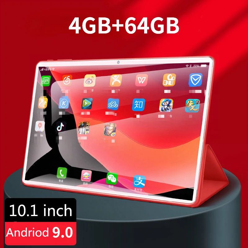 2023 Hot Sale Android 9.0 Tablet 10.1 Inch 4G+64GB Tablet  4G Network WiFi Tablet Smartphone 1280*800 IPS HD Screen