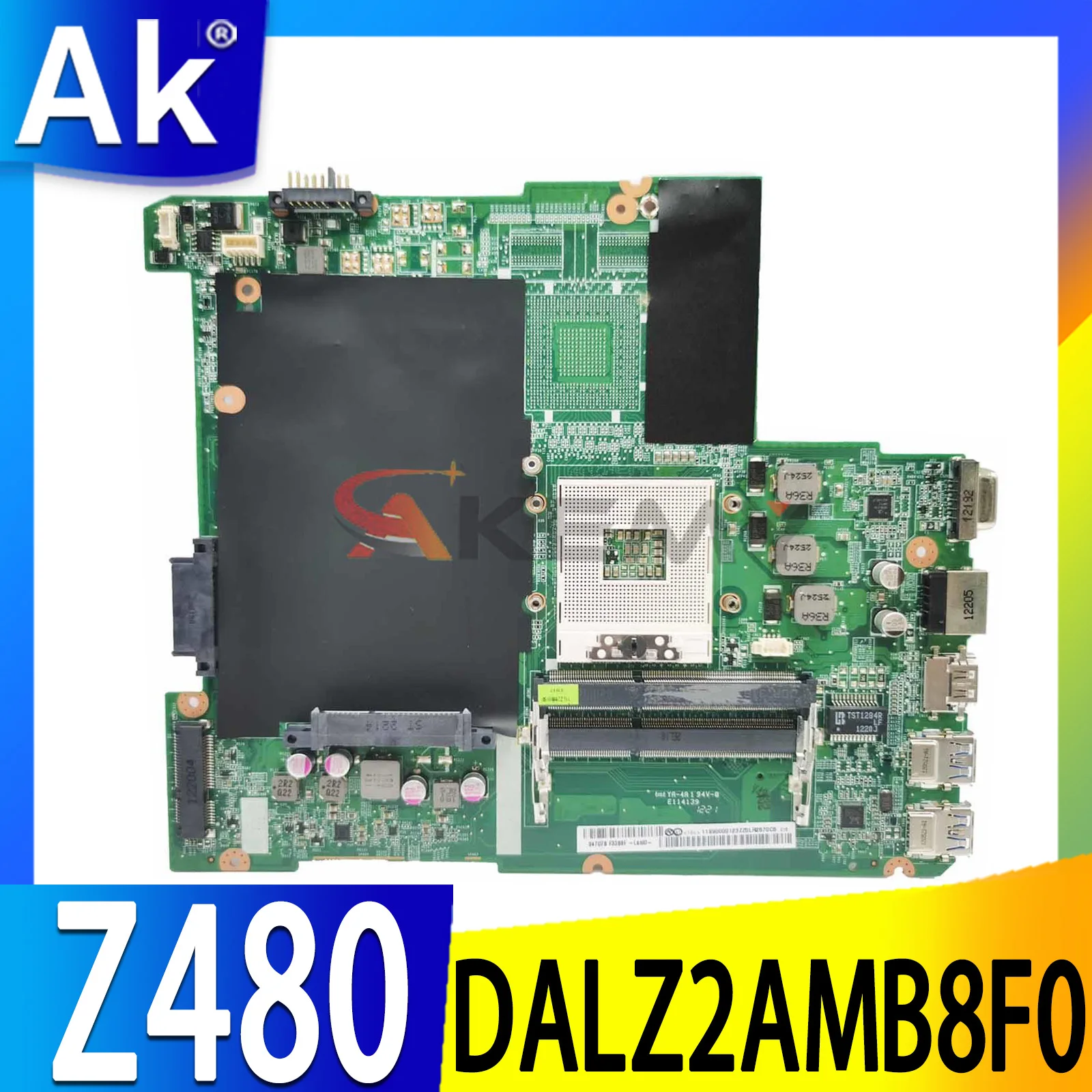 

Материнская плата для ноутбука DALZ2AMB8F0 для Lenovo IdeaPad Z480, оригинальная материнская плата, 100% рабочий
