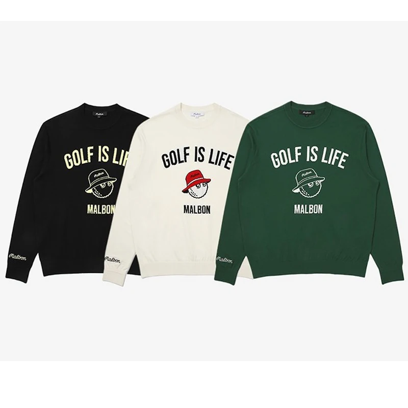 

Golf Sweater For Men Autumn and winter Long sleeve inside and outside Golf Wear Clothing T-Shirts Brand Accessories Sport