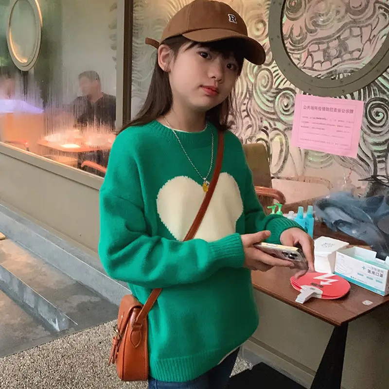 

Fashion New Printing Children's Sweater 2022 Autumn/Winter Kids Knitted Pullover Sweater For Boys Girls 4 5 6 8 10 12 Years