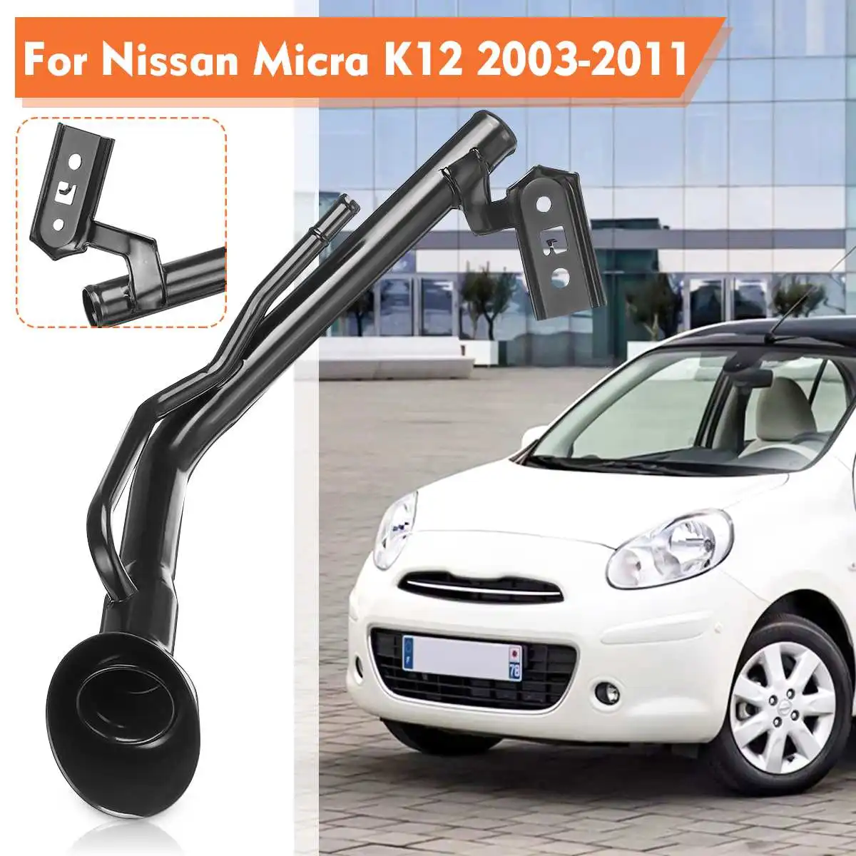 

Car Fuel Tank Neck Pipe Intake Passage Petrol Fuel Tank Filler 17221-BC400 17221-BC40A for Nissan for Micra K12 2003-2011