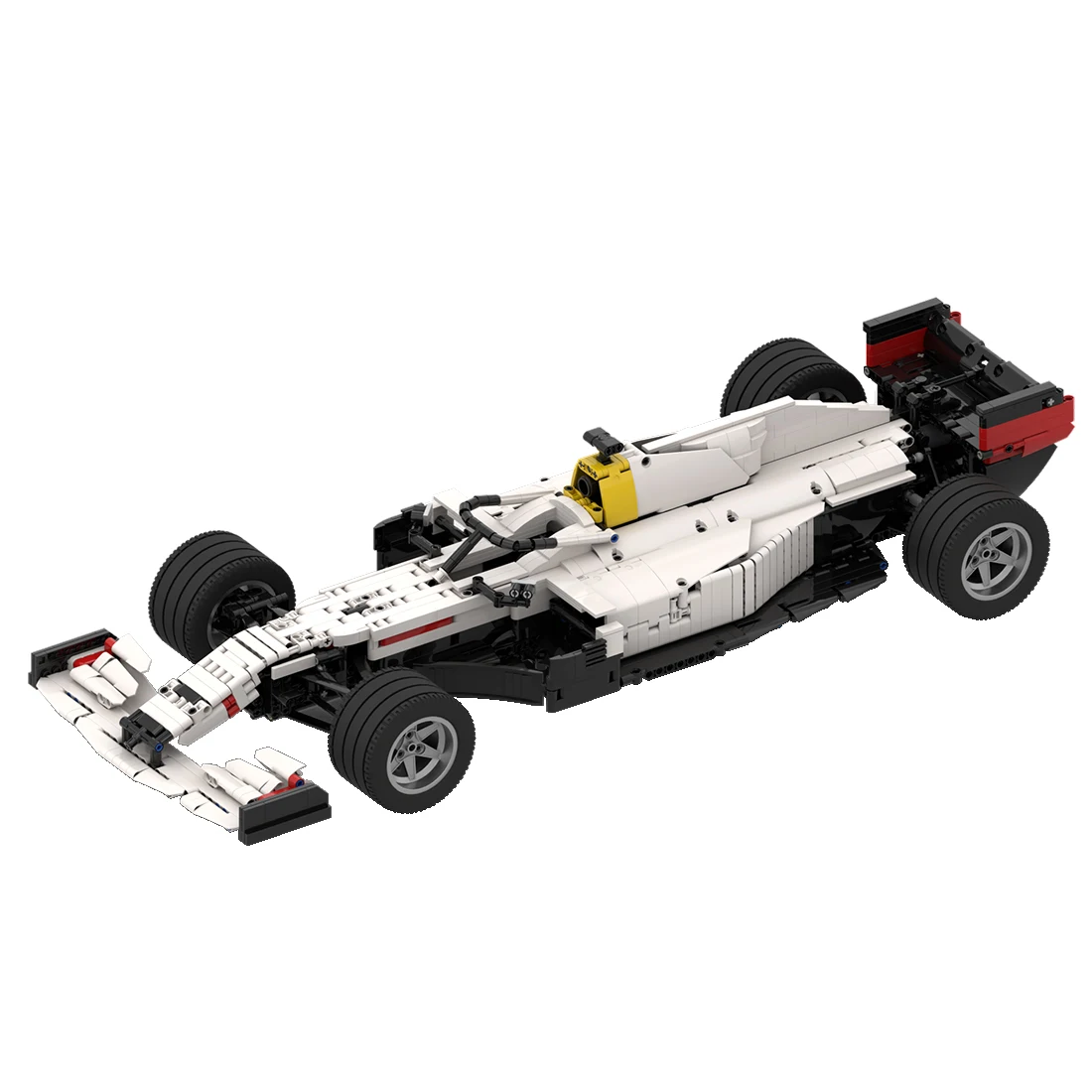 

MOC-89553 2490pcs/Set 1:8 Scale GP Turkey Livery Racing Car Vehicle Formula Track Champion Sports Car Set - Detailed Edition
