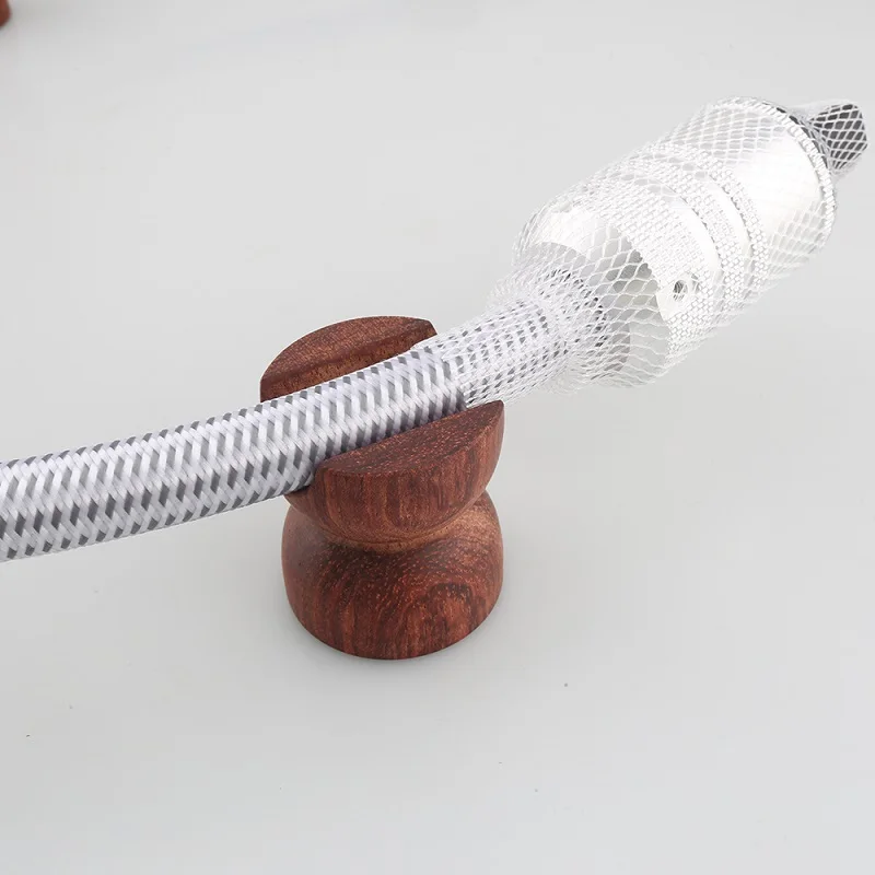 CF2545 HiFi Rose wood Wire bracket line support Cable stand holder trestle Anti-shock Shock Absorber Foot Pad Feet Pads