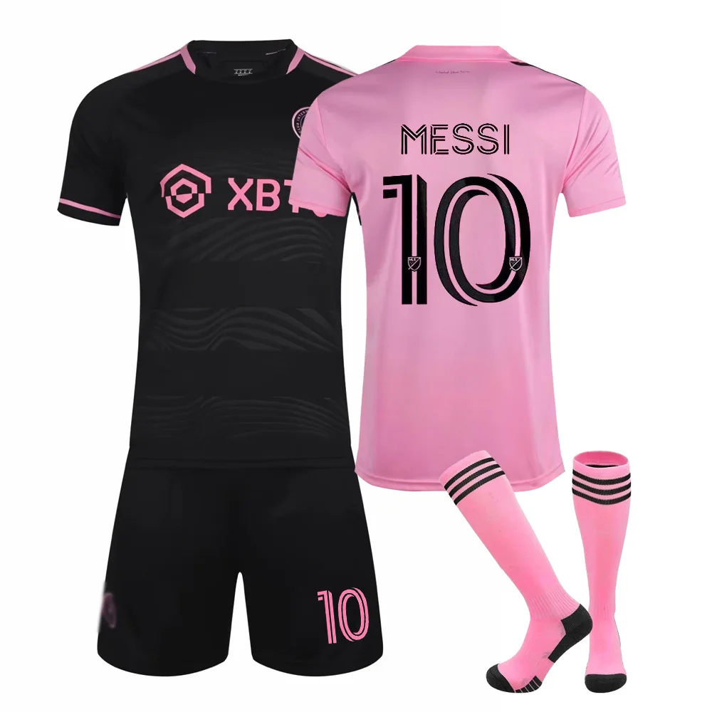 

Miami Home and Away No.10 Lionel Messi International Major League Soccer Jerseys Set Adult Jersey(Socks Included)