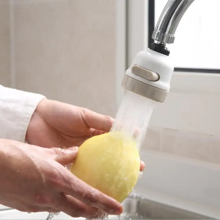 Универсальный передвижной кран для кухни поворот на 360 градусов водосберегающий