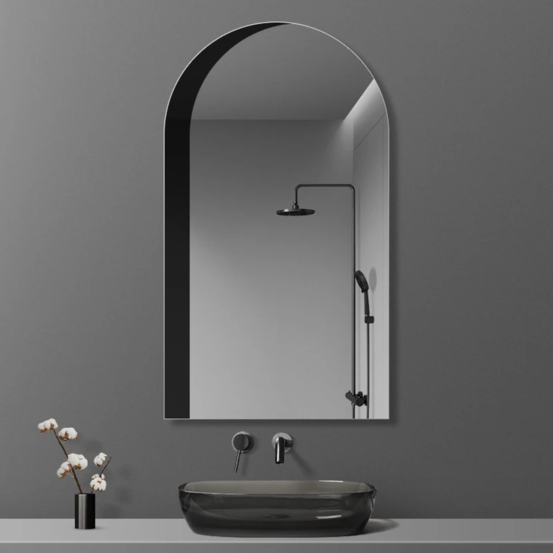 

Скандинавская зеркальная душевая кабина, Европейское зеркало для макияжа, карманное приспособление для ванной комнаты, туалетное зеркало, зеркало для ванной комнаты