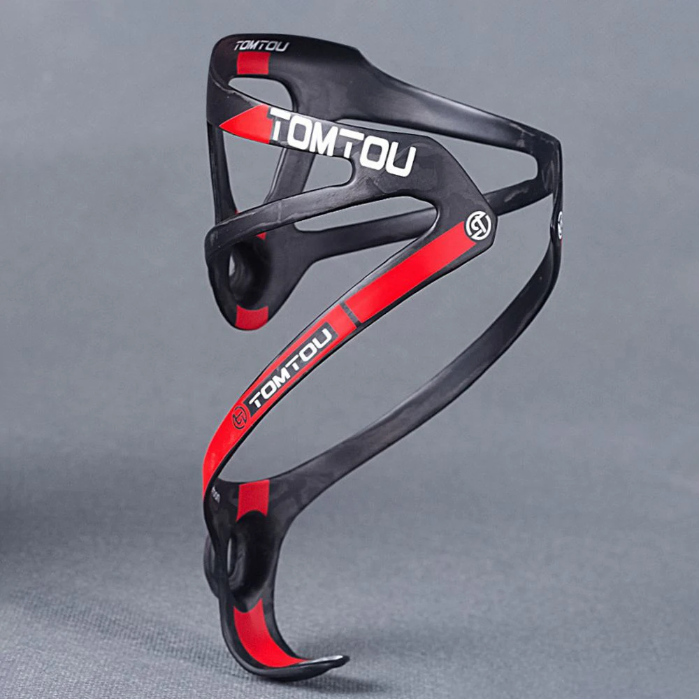 Фото Крепление для бутылки TOMTOU UD Carbon (держатель для бутылки) для велосипедов, легкое, 18 г, для MTB и шоссейных велосипедов №2