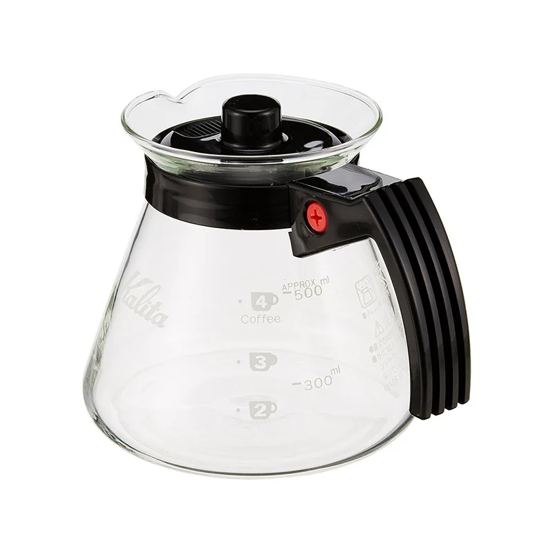 

Japan's Original KALITA 300ml 500ml Heat Resistant Glass Brewed Espresso Coffee Sharing Pot Teapot Hand Cute Kettle