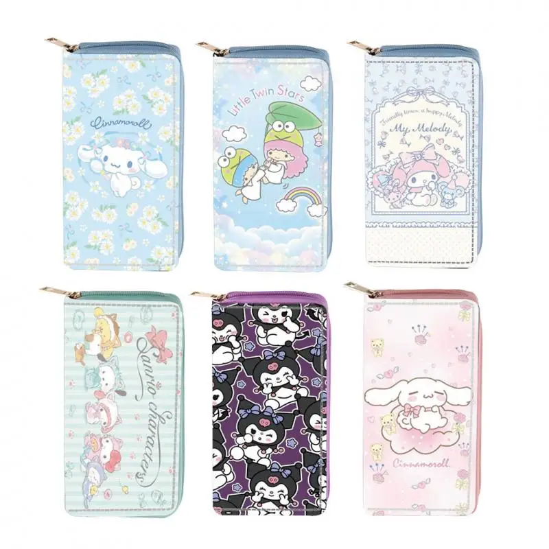 

Anime Kuormi Cartoon Long Pu Zipper Wallet Clutch Bag Wallet Id Card Bag Cute Coin Purse Storage Container Portable Girl Gift