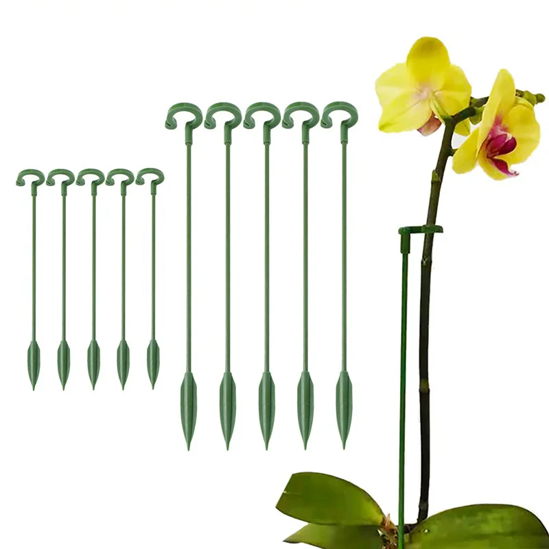 

Garden Bonsai Support Stake Stander Single Stem Shrub Holder Butterflies Orchid Succulent Phalaenopsis Flower Potted Support Rod