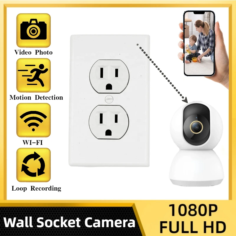 

1080P HD WIFI Mini Camera Wireless APP Remote Monitoring Smart Home Surveillance Video Recorder