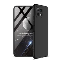 for xiaomi mi 11 lite 5g case hard pc shockproof 360 full protection three stage combination cover for xiaomi 11 lite %d1%87%d0%b5%d1%85%d0%be%d0%bb gkk
