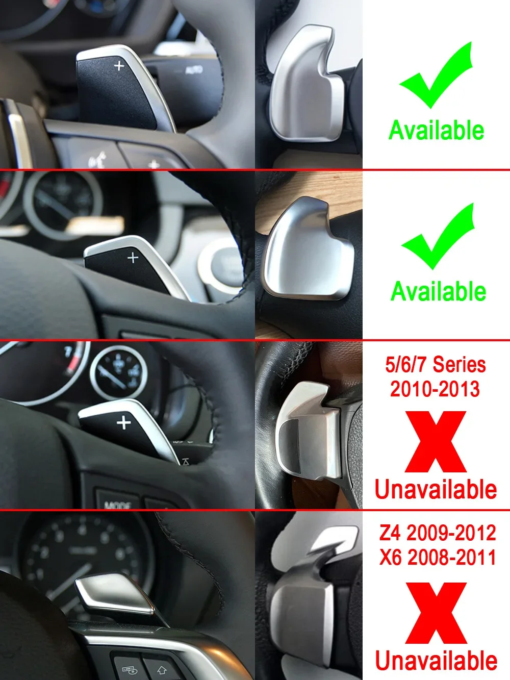 Весло-переключатель для BMW серии 5/6/7 GC GT F06 F07 F10 F11 F12 F13 F02 F04 Gran Coupe Туризм