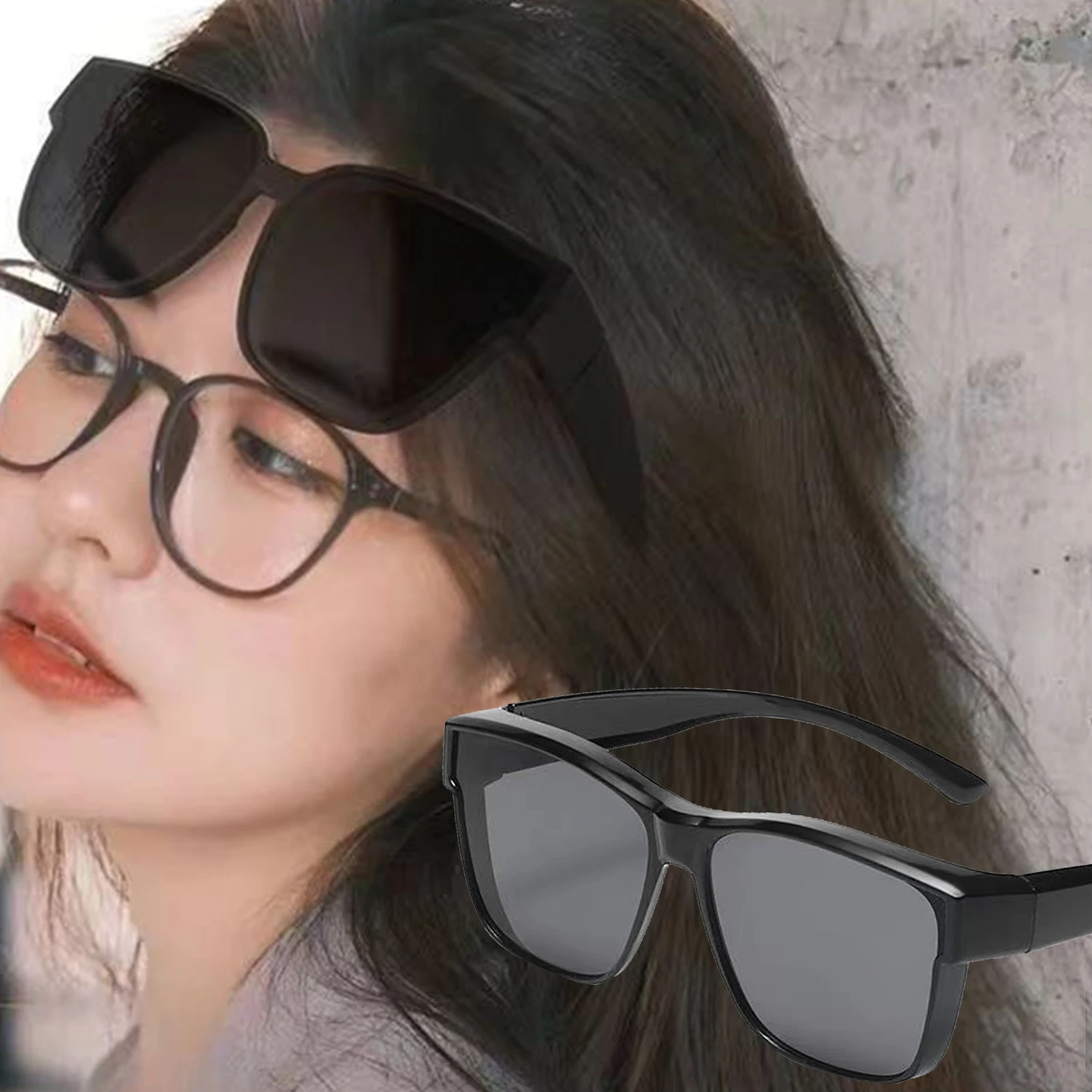 Новинка модные поляризационные солнцезащитные очки для близорукости по рецепту