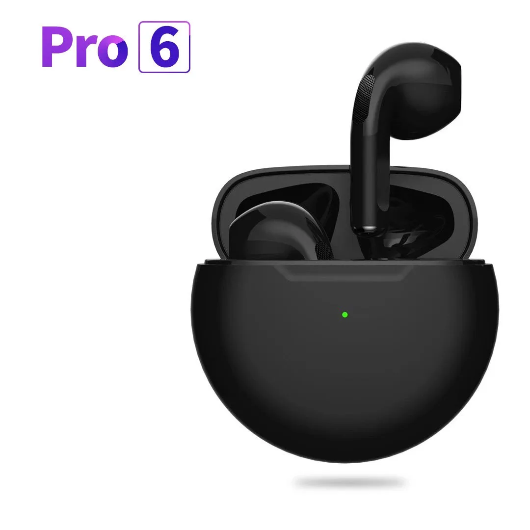 

Air Pro 6 TWS Wireless Headphones with Mic Fone Bluetooth Earphones Sport Earbuds Pro6 J6 Headset for Apple iPhone Xiaomi Hu