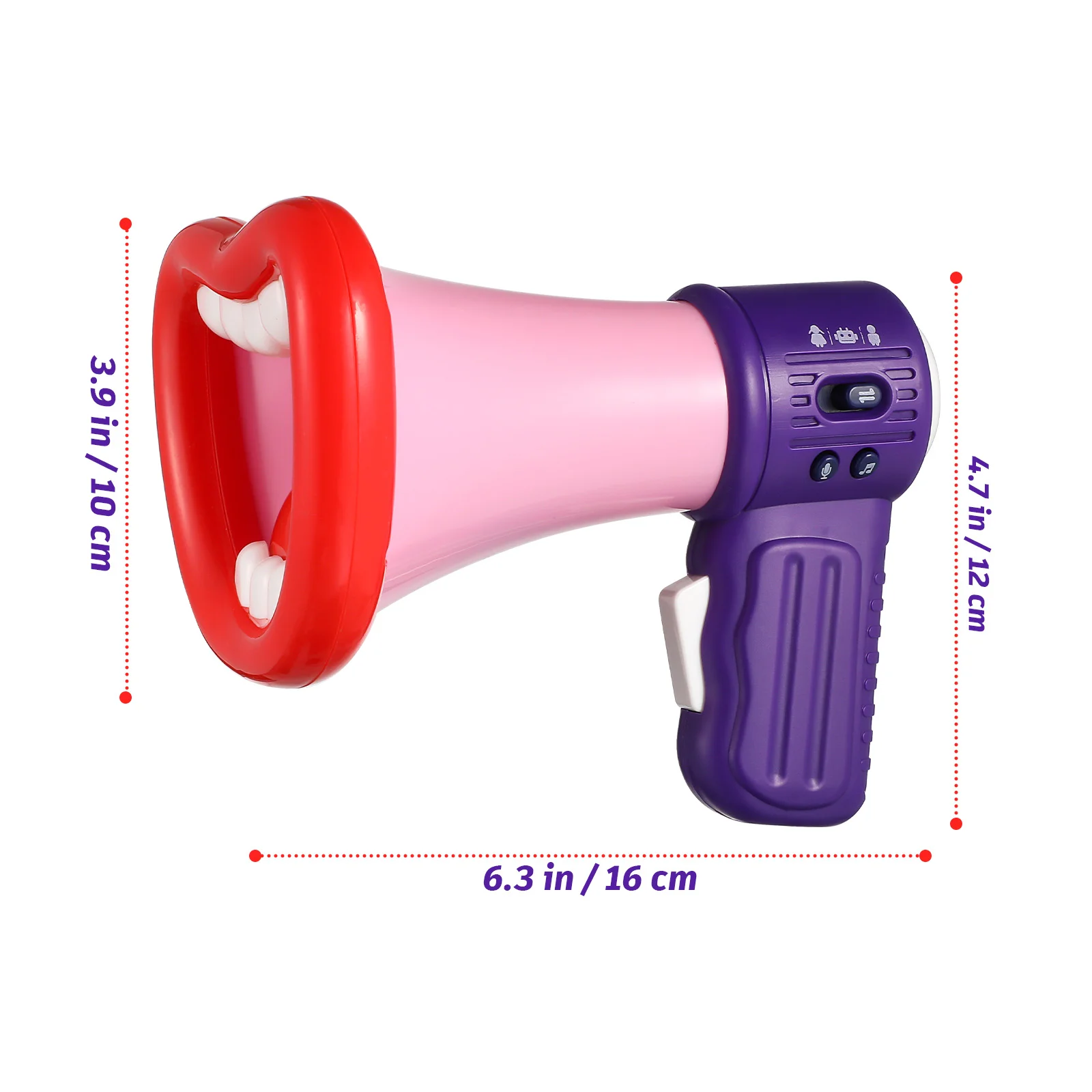 Микрофон мини-динамик меняющий голос громкоговоритель игрушка детский мегафон