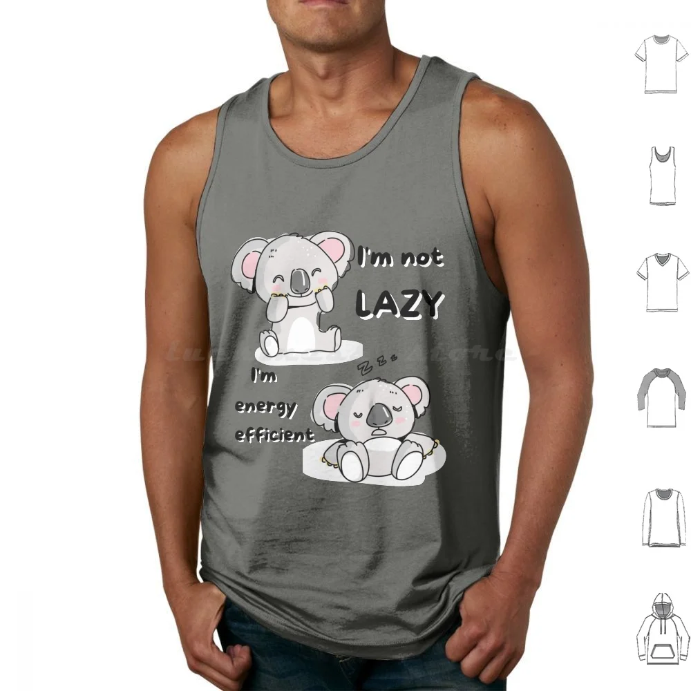 

Майки Lazy Koala Bear с принтом, хлопковые топы с принтом медведя коала, для ленивых животных, Австралия, милый сон, эвкалипт, масупиальный зоопарк, для ленивых