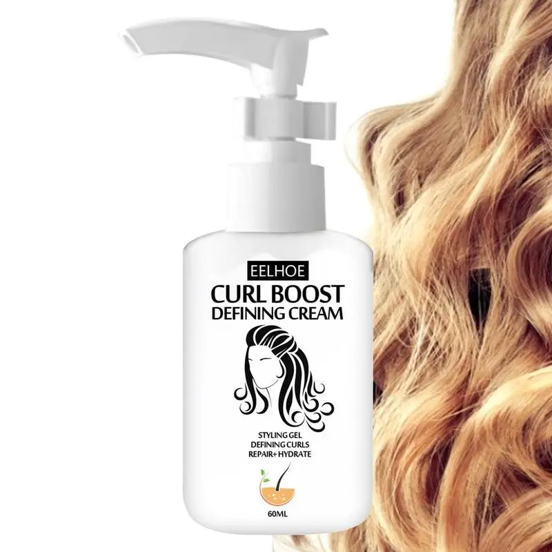 

Cute Curls Hair Booster Curl Defining Styling Enhancing Spray Strong Hair Curly Spray Enhances Natural Wave Curl Boost Cream