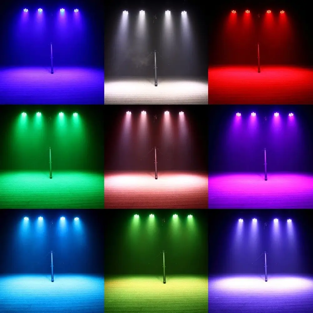 Светодиодный Вращающаяся головка светильник Beam RGBW сценическое освещение для