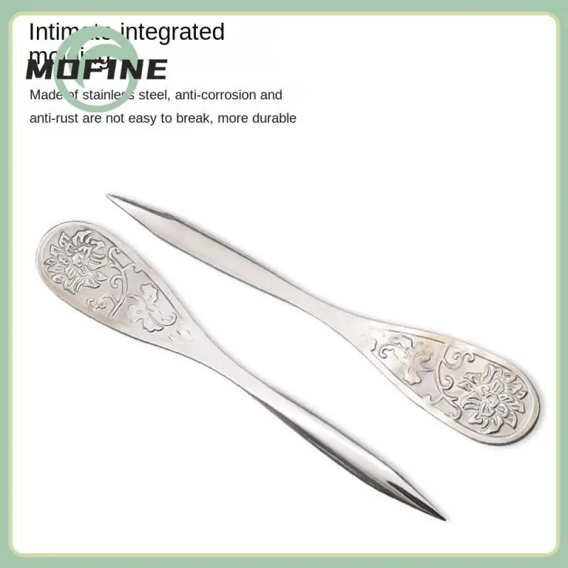 

Household Tea Knife 1pc Insert For Kung Fu Teas Rust-proofing Pry Tea Needle Tea Accessories Metal Tea Cutter Stainless Steel
