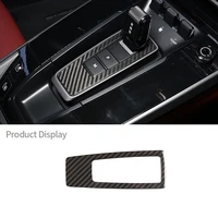 for porsche 911 2019 2021 real carbon fiber auto inner gear panel shift panel cover car interior accessories