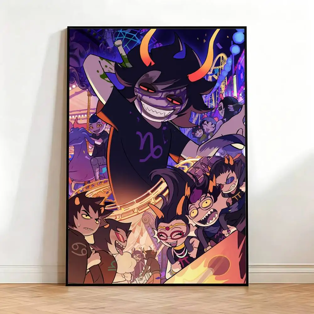 Фото Постер «Аниме H-Homestuck» высокого качества, эстетичное украшение для общежития и гостиной, настенные наклейки, подарок №4