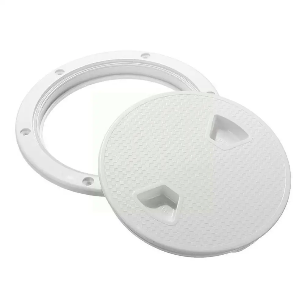

Abs Round Deck Inspection Access Cover Plastic White Boat Screw Out Deck Inspection Plate For Boat Yacht Marine N9l8