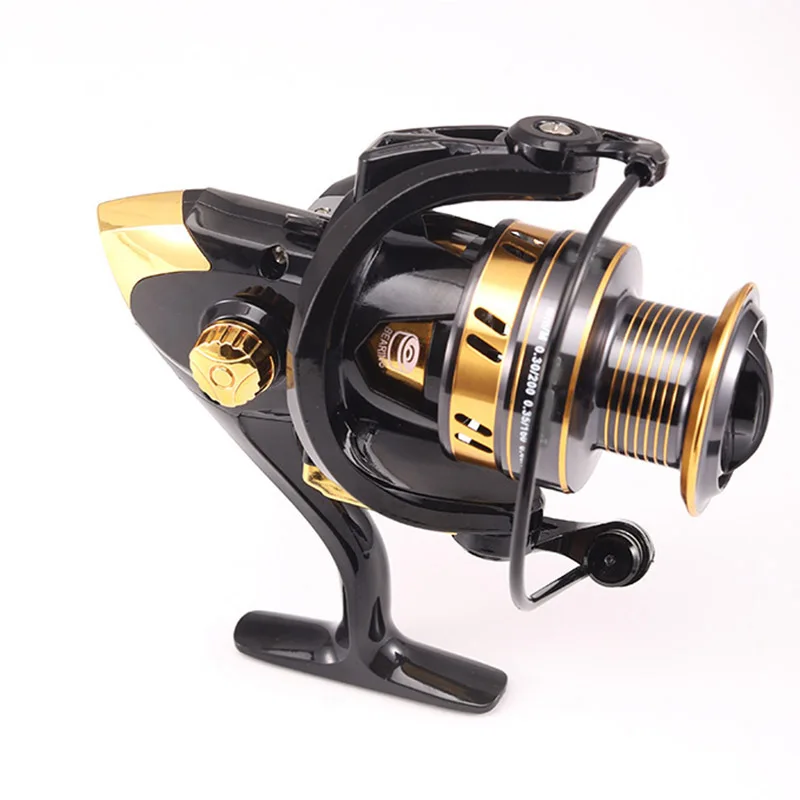 

1000-7000 Sseries Beveled Mouth Gapless Sub Spun Wheel All Metal Wire Cup Hollow Fishing Reel