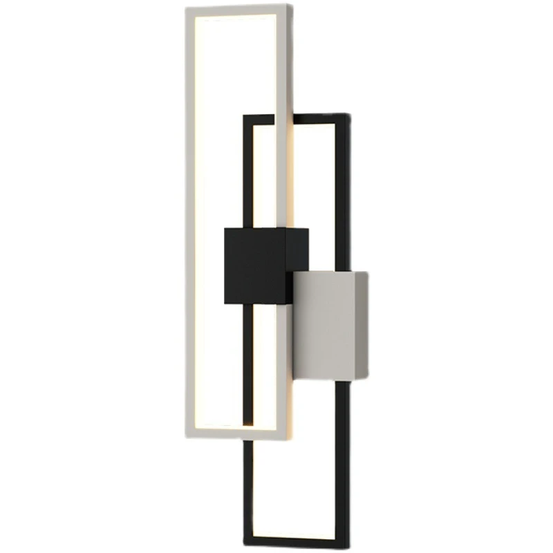 

Nordic Corridor Hallway Bedroom Living Room Staircase Balcony Decoration Light Fixture Modern Simple Long Bedside Wall Lamp