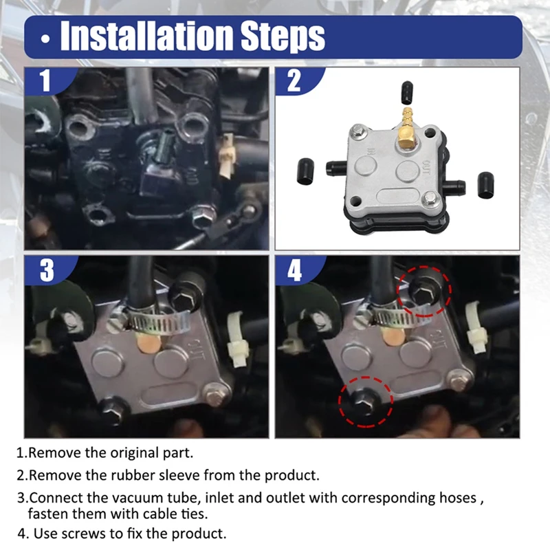 Топливный насос для подвесного 2-тактного двигателя Mercury 35 50 60 115 225 HP 30-300 HP14360A50