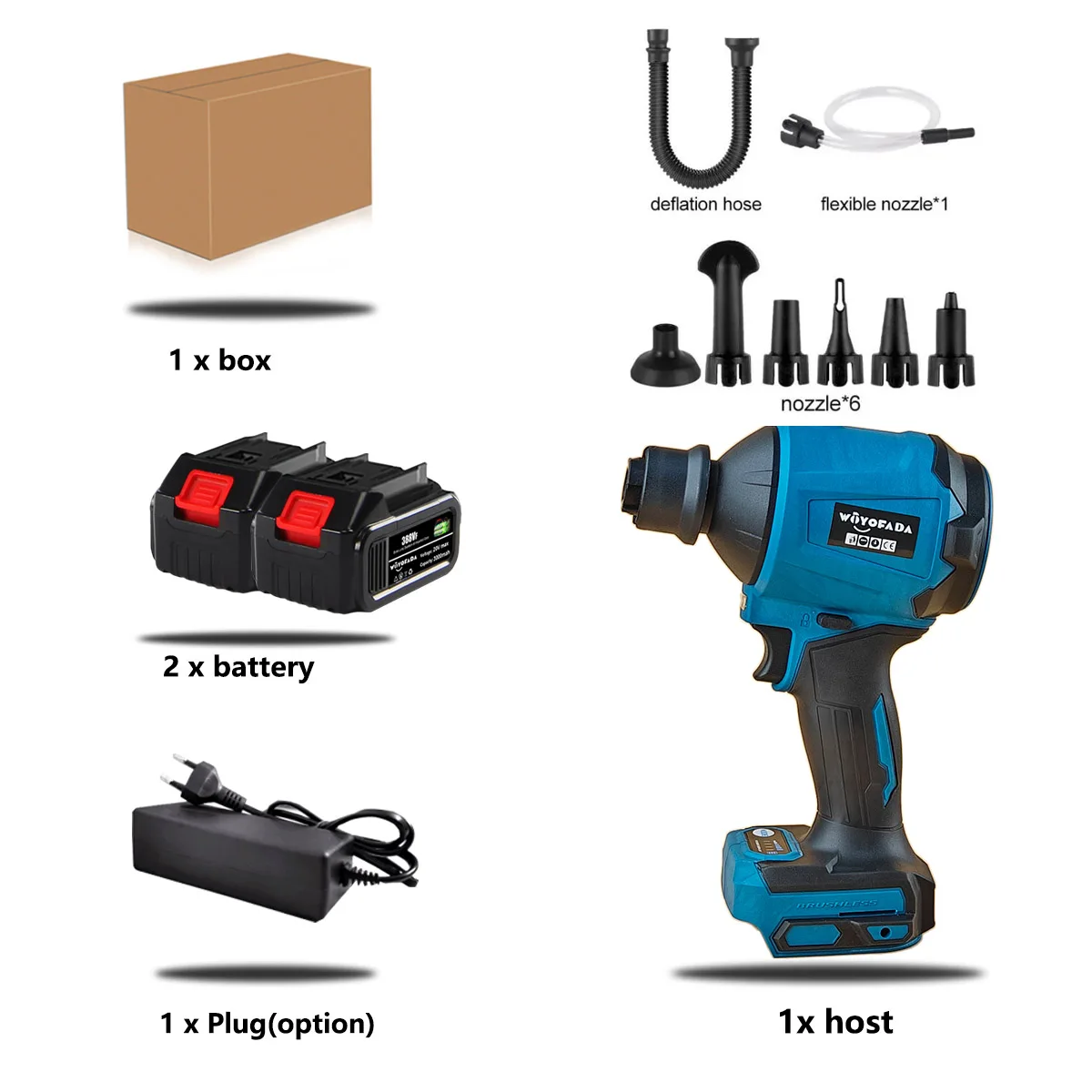 

Воздуходувка WOYOFADA 18-21В