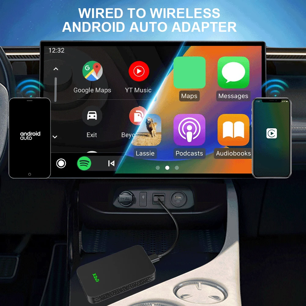 Беспроводной адаптер carplay ai box android auto. Беспроводной адаптер carplay ai box android auto