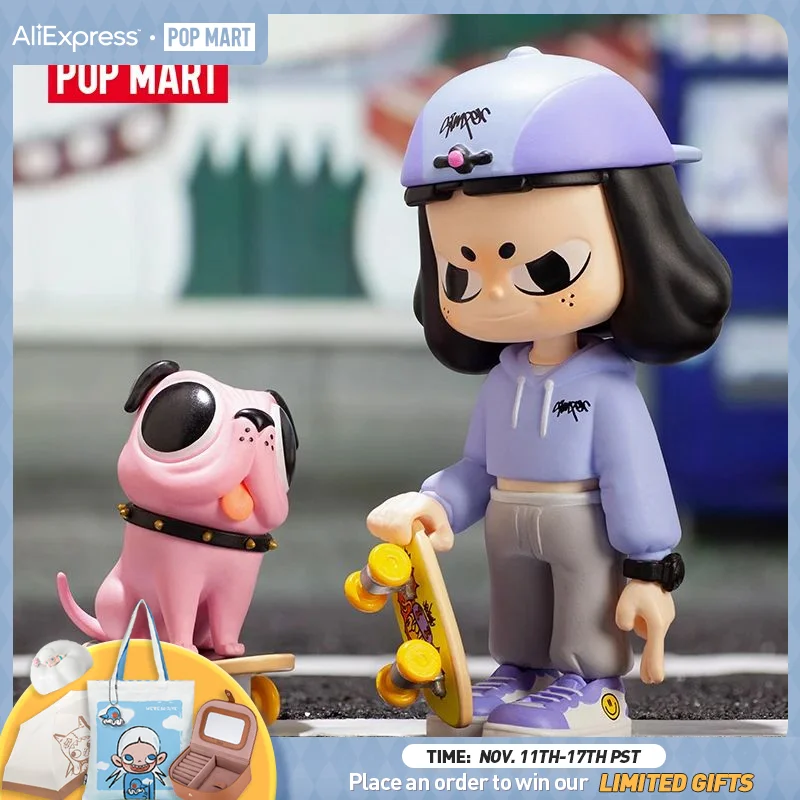 

POP MART Vita's OOTD Series Blind Box 1PC/12PCS Doll Binary Action Figure Birthday Gift Kid Toy Mystery Box