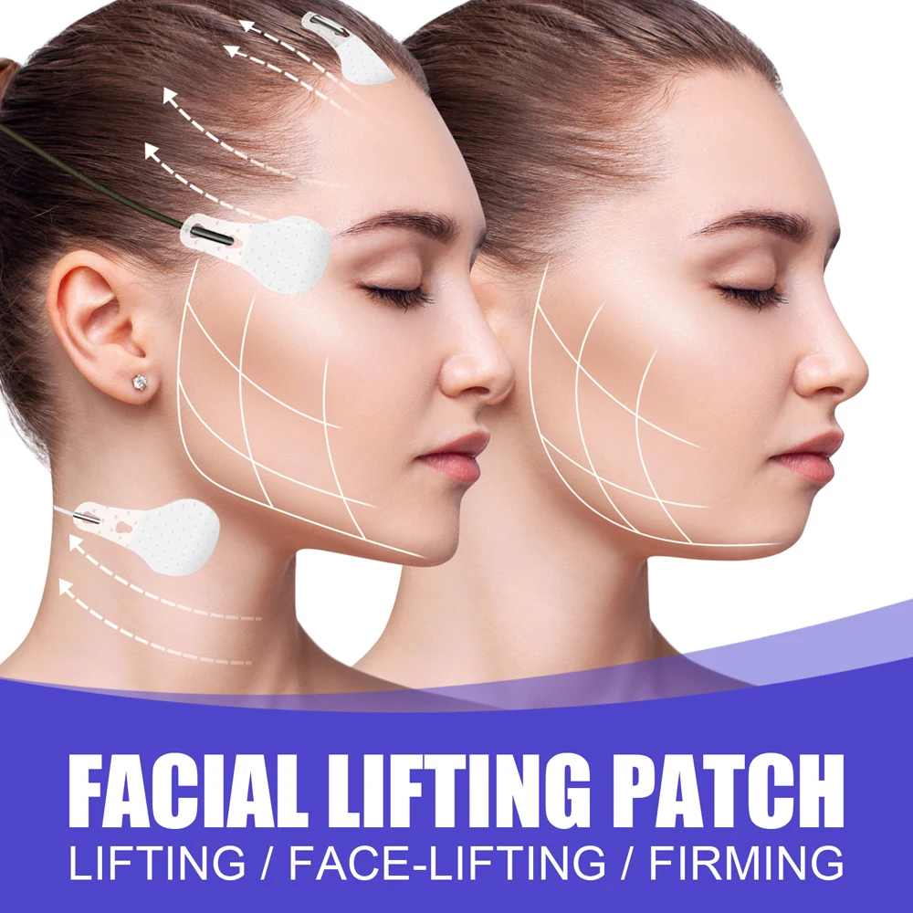 60 шт. невидимые V ленты для лифтинга лица снятие наклейка на морщины клеи лоб шеи