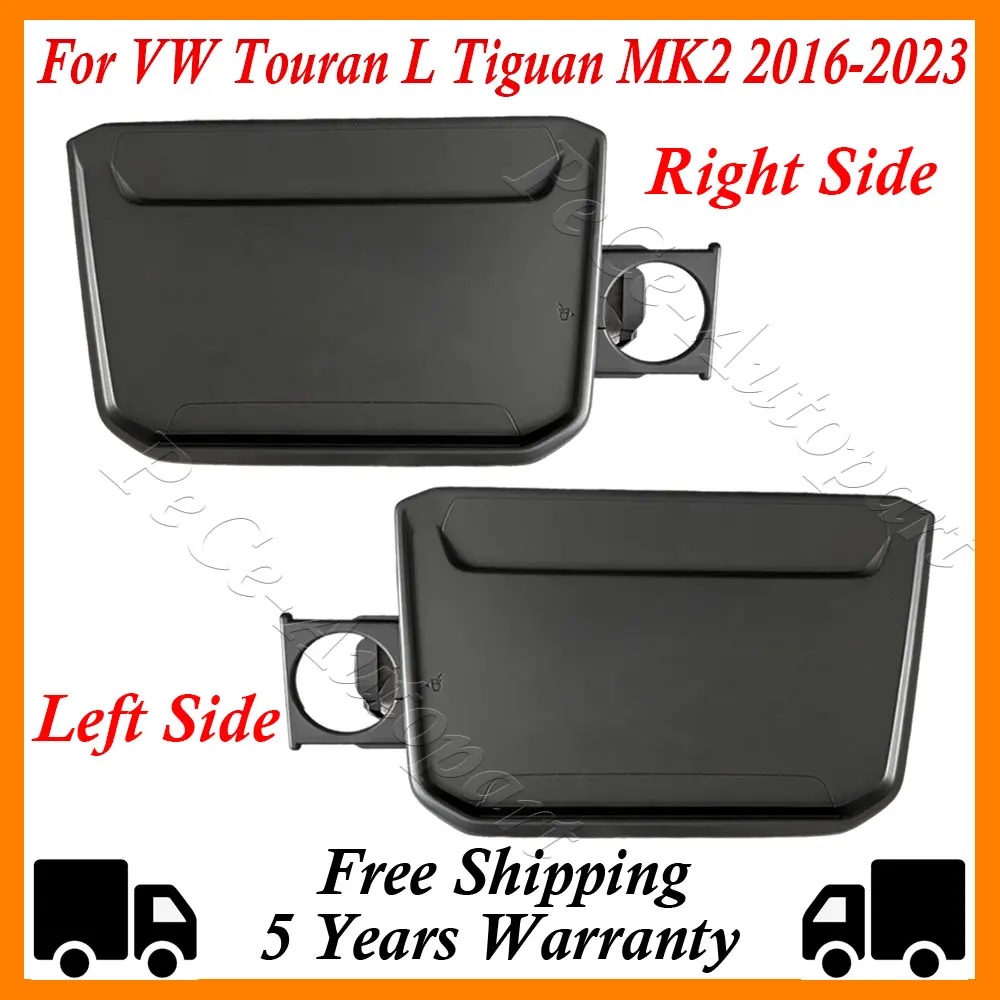 Фото Складной столик-подстаканник на спинку сиденья для VW Tiguan MK2 Touran L Passat B8 2016-2023, артикулы 5TD881862, 5TD881861 №2