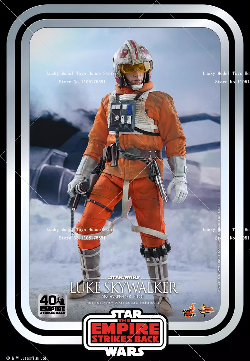 Фото HOTTOYS MMS585 1/6 Фигурка Люка Скайуокера из серии «Звездные войны: Империя возвращается», 12-дюймовая модель пилота-солдата на снегокате, коллекционная серия №3