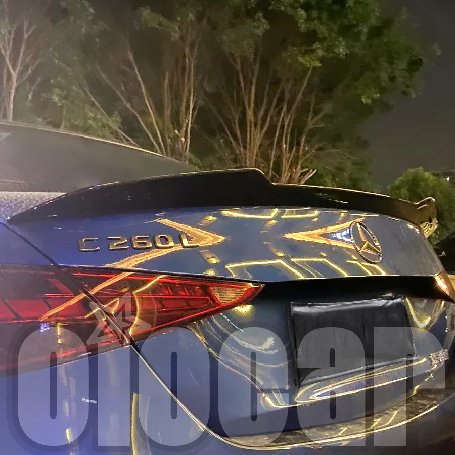 Задний спойлер багажника oiomotors SQ-X Style Prepreg Dry Carbon для Benz W206 C Series