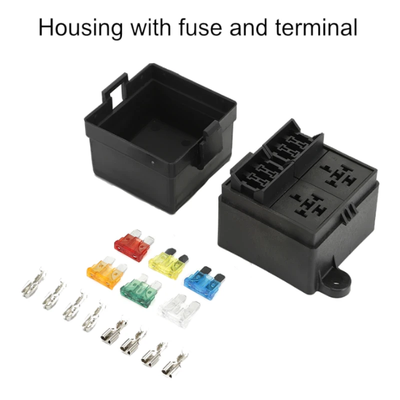 

Автомобильный блок предохранителей 12/24В 40А