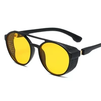 2022 classic gothic steampunk sunglasses men vintage sun glasses for men punk oculos de sol gafas uv400 cycling glasses