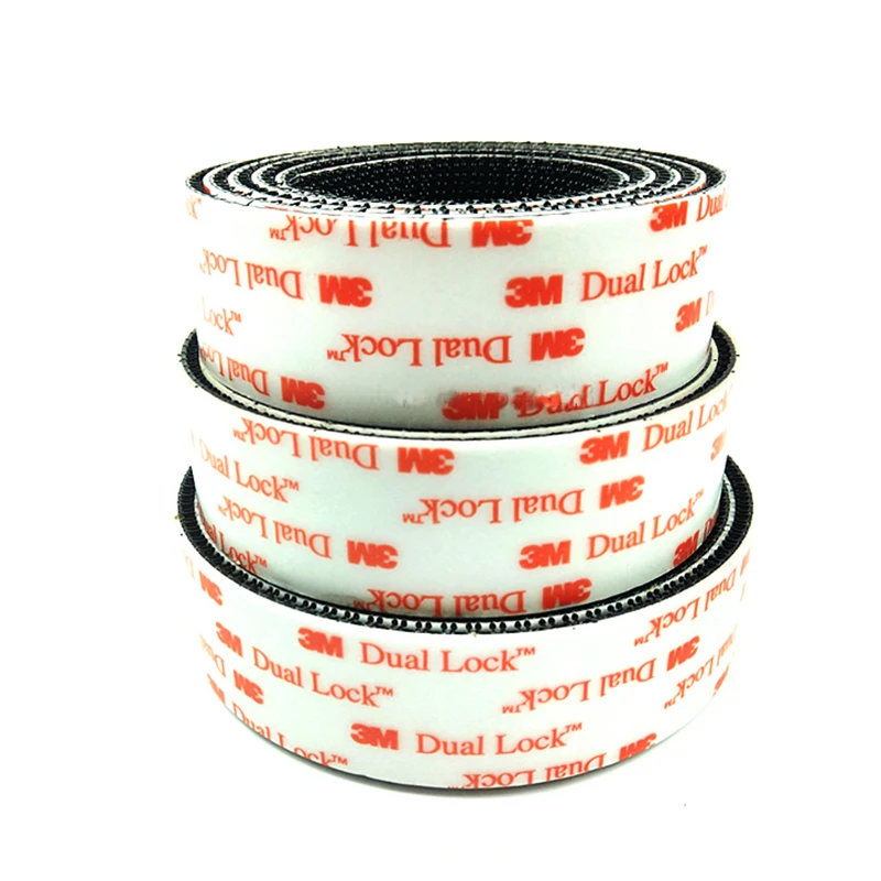 

3M Dual Lock Reclosable Fastener SJ3550 Black Mushroom Fastener adhesive Tape Type 250 25.4mm*1/2/3m
