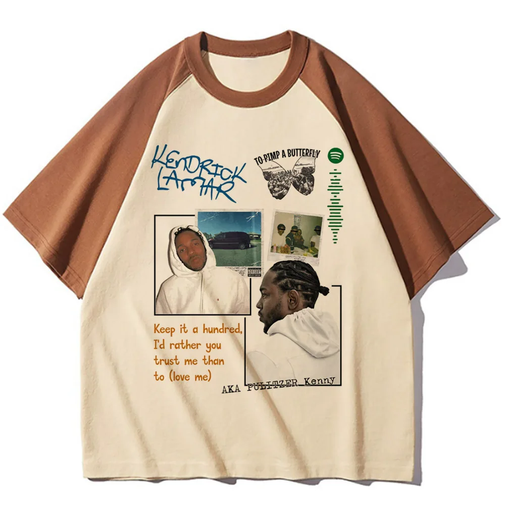 Футболка Kendrick Lamar женская эластичная уличная одежда для девочек