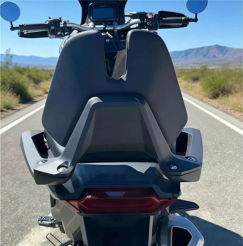Фото Новые аксессуары для мотоциклов Honda X-ADV 750 моделей 2021-2025 годов, включая модифицированную пенопластовую накладку на спинку заднего пассажирского сиденья. №3