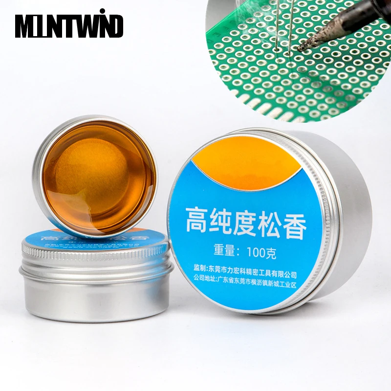 MOUNTWIND High Purity Rosin Soldering Paste Mild Environmental Flux For Soldering Paste For PCB IC Parts Gel Tool Solder Rosin