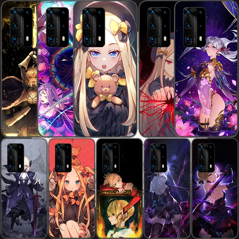 

Anime Fate Zero Soft Clear Phone Case For Huawei P30 Lite P10 P20 P40 P50 Pro Mate 40 Pro 30 20 10 Lite Cover Silicone