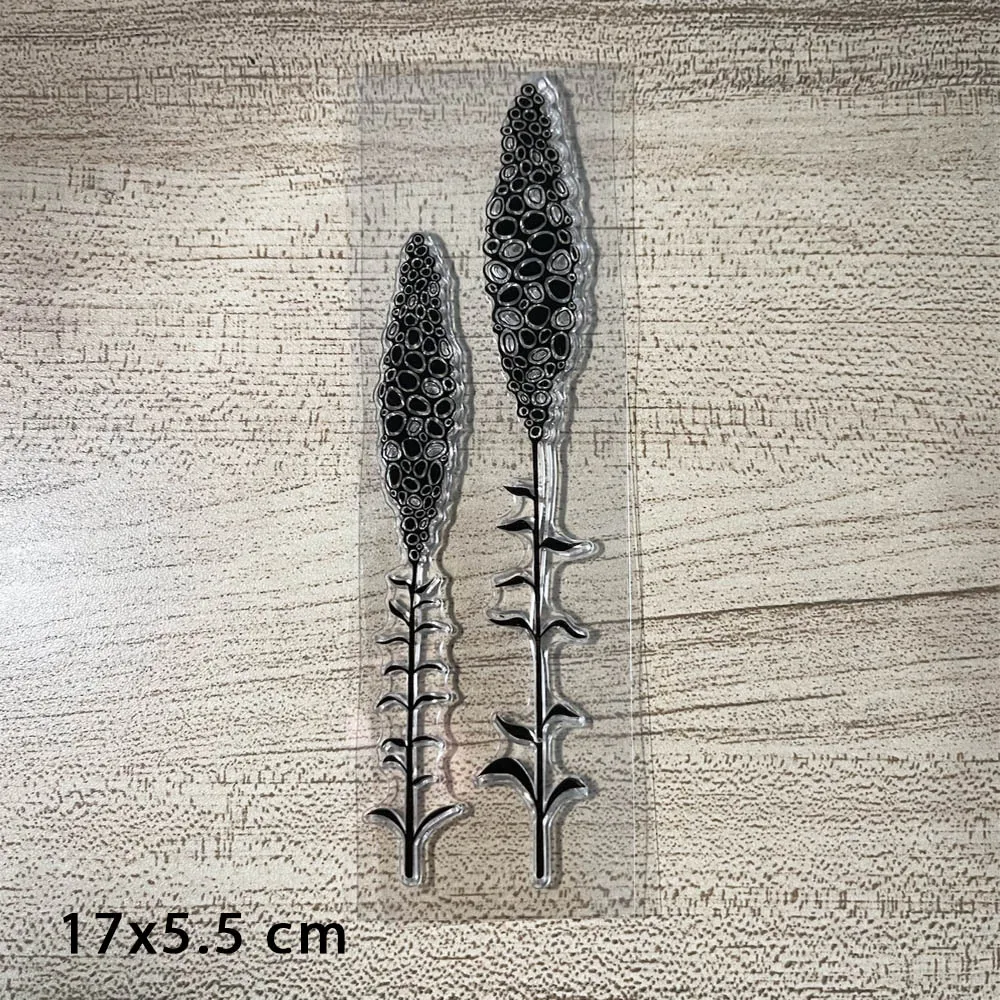 

New Arrival Plants Clear Stamps for DIY Scrapbooking Card Transparent Silicone Stamp Making Photo Album Crafts Decoration